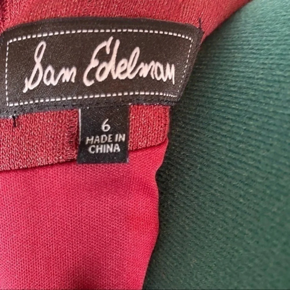 Sam Eldeman Long Sleeve Sheath Shimmering Dress size 6 - Picture 10 of 13